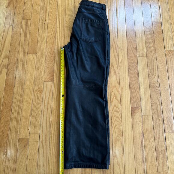 Veda Womens Leather Pants Black Size 8 - Picture 7 of 12